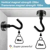 Magnethaken, 20 Stück Magnet Haken, Starke Magnete mit Produktbild-Vorschau 2