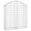 vidaXL Gabion s vysokým obloukem 100x30x100/120 cm Náhled obrázku produktu 1