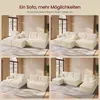 VASAGLE U-Form Sofa 6-Sitzer Modulares Cord Sofa mit Kissen Produktbild-Vorschau 4