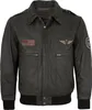 Maddox - Herren Lederjacke Fliegerjacke Lammnubuk schwarz : Produktbild-Vorschau 2