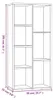 vidaXL Knihovna Grey Sonoma 50x25x106 cm Náhled obrázku produktu 8