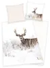 Hirsch Bettwäsche Set Winterlandschaft 2tlg. 135x200 cm Produktbild-Vorschau 2