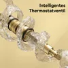 Auralum Duschthermostat, Quadratische Thermostatarma Schwa, Produktbild-Vorschau 6