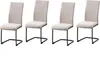 Schwingstuhl 4er-Set Creme LennyP HTI-Line Produktbild-Vorschau 1