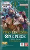 A booster pack for the One Piece Card Game, featuring artwork of two characters. Produktbild-Vorschau