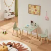 Kindersitzgruppe 'Hovle' Tisch + 2 Stühle mit Wolken-Design Produktbild-Vorschau 2