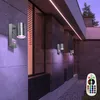 2er Set RGB LED Wandleuchte, Bewegungsmelder, H 16,3 cm Produktbild-Vorschau 5