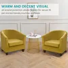 Topchances 2 kusy kryt židle Club Chair Slipcover, Velvet Náhled obrázku produktu 9