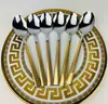 6er Set Medusa Mäander Suppenlöffel 19 cm Edelstahl, Produktbild-Vorschau 1