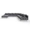 TRADA Gartenecksofa Bahama XXL Dunkelgrau Rechts 410x298 cm Produktbild-Vorschau 6