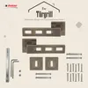 DOMINO Türgriff Drückergarnitur BB-Buntbart Set | Produktbild-Vorschau 9