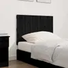 Wand-Kopfteil Schwarz 95,5x3x60 cm Massivholz Kiefer Produktbild-Vorschau 3