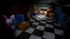 A dimly lit room with a checkered floor, featuring several animatronic characters from Five Nights at Freddy's. Produktbild-Vorschau