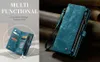 Caseme Samsung Hülle mit Zipper 2in1 Samsung A57 5G-Blau Produktbild-Vorschau 2