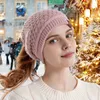 Damenmütze, dick gestrickt, mit Loch für Pferdeschwanz, Produktbild-Vorschau 3