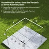 Zatahovací pergola stříška 3x3m, odolná proti povětrnostním Náhled obrázku produktu 4