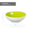4er Set Doppio Schalen flach Ø 8 cm Grün Snack-Schüssel Produktbild-Vorschau 4