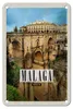 Blechschild Reise 12x18cm Malaga spain Hafenstadt Urlaub Produktbild-Vorschau 1