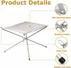 Product details of a portable camping fire pit. Produktbild-Vorschau