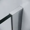 A close-up view of a shower enclosure corner, showing the glass edge and the metal frame. Anteprima dell’immagine prodotto