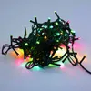 A tangled pile of colorful LED string lights. Produktbild-Vorschau