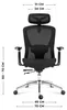 MARK ADLER Expert 5.3 Black Mesh Swivel Chair Voir les images du produit 4