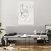 Bilder auf glas - Einteilig - Linie Frau Linie - 80x120cm - Produktbild-Vorschau 6