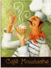 ARTland Leinwandbild Cafe Moustache II Größe: 60x80 cm Produktbild-Vorschau 1