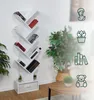 Libreria Relaxdays, 9 ripiani, A x L x P: 146 x 38 x 22 cm, Anteprima dell’immagine prodotto 3