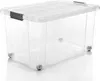 BigDean 4 Stück 60 L Aufbewahrungsbox mit Deckel groß Produktbild-Vorschau 2
