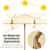 GOPLUS Ø 300 cm Sonnenschirm, Knickbarer Gartenschirm, Produktbild-Vorschau 3