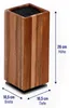 Relaxdays Magnetisch messenblok, met borstelhouders, Productafbeelding-voorbeeld 4