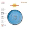 Wilmax Teller 23 cm Blau Porzellan 2er Set WL-669619/A2 Produktbild-Vorschau 4