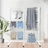 Séchoir à linge 4 niveaux Séchoir sur pied avec roulettes Voir les images du produit 1