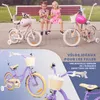 Vélo fille 16 pouces cloche roues supplémentaires barre de Voir les images du produit 9