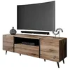 A TV stand with a TV and accessories on a white background. Náhled obrázku produktu