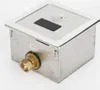 A stainless steel automatic urinal flush valve with an infrared sensor. Náhled obrázku produktu