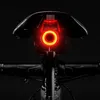 Rockbros Q5 black rear bicycle light with intelligent STOP Produktbild-Vorschau 12