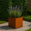 KÖHKO® Designer-Blumenkübel aus Cortenstahl VIVO 37 x 37 x Produktbild-Vorschau 7