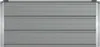 vidaXL Fioriera grigio chiaro 100 x 40 x 45 cm in acciaio Anteprima dell’immagine prodotto 4