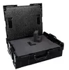 An open black case with foam inserts. Náhled obrázku produktu