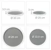 Relaxdays Drehteller, 2-tlg. Set, Ø 25 & 30 cm, drehbarer Produktbild-Vorschau 6