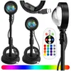 KRUMAD Sunset Lampe RGB mit Fernbedienung, Sonnenuntergang Produktbild-Vorschau 1