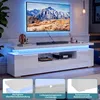 ProximaX TV-Schrank Hochglanz Weiß mit RGB-LED, Stauraum & Produktbild-Vorschau 8