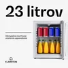 Klarstein Chladnička, mini chladnička so sklenenými Náhľad obrázku produktu 2