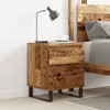 vidaXL Nachtkastje, look van gerecycled hout, 40x35x50 cm, Productafbeelding-voorbeeld 3