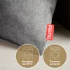 Blumtal 2er Set Kissenbezug 40x40 cm Chenille - Kuscheliges Produktbild-Vorschau 4
