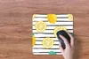 MuchoWow® Mauspad Mousepad Zitronen - Sommer - Pastell Produktbild-Vorschau 3