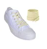 Flache Schnürsenkel in Weiss Creme – 140 cm Länge – 8 mm breit – für Freizeitschuhe und Sneaker Produktbild-Vorschau