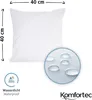 Komfortec Wasserdichter Kissenbezug 4er Set 40x40 cm mit Produktbild-Vorschau 5